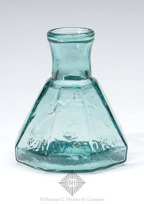 "Thompson / & / Crawford" Umbrella Ink Bottle, Similar in form and construction to C #116