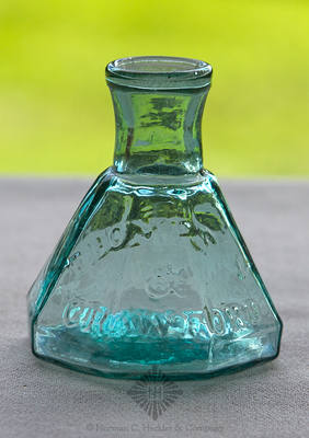 "Thompson / & / Crawford" Umbrella Ink Bottle, Similar in form and construction to C #116