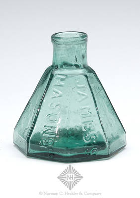 "James. S / Mason & Co" Umbrella Ink Bottle, Similar in form and construction to C #118