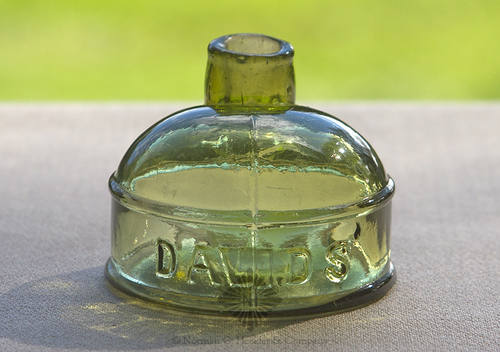 "Davids'" Figural Ink Bottle, C #617