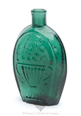 Cornucopia - Urn Pictorial Flask, Similar to GIII-14a