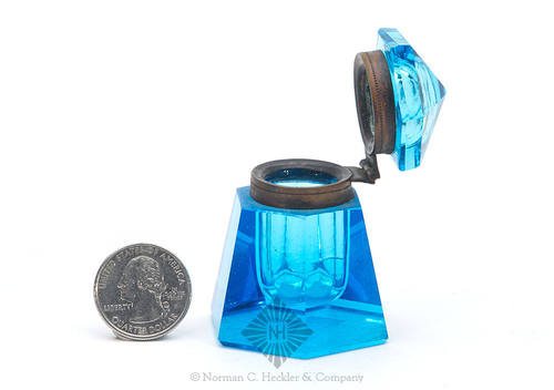 Cut Glass Inkwell, Similar to C #1407