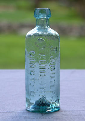 "J.J. Butler's / Fluid Inks / Cinct. O." Master Ink Bottle, Unlisted in Covill's text