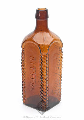 "Baker's / Orange Grove / Bitters" Bottle, R/H #B-9