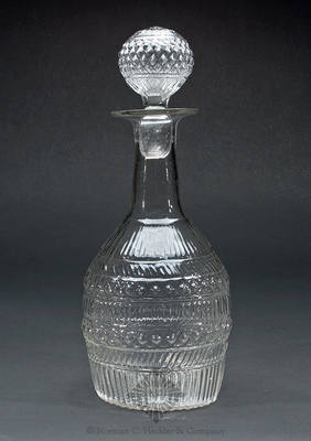 Blown Three Mold Decanter, GII-24, Type 2 stopper