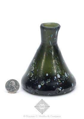 Freeblown Ink Bottle, Similar in form and construction to C #17
