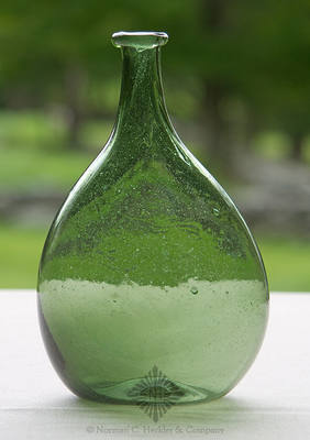 Freeblown Chestnut Bottle, Similar in form and construction to KW pg. 47