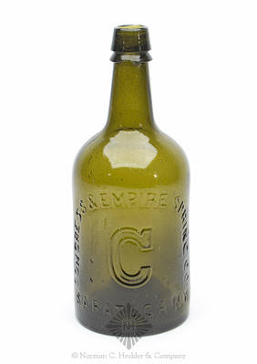 "Congress & Empire Spring Co / C / Saratoga. N.Y." Mineral Water Bottle, T #C-14A