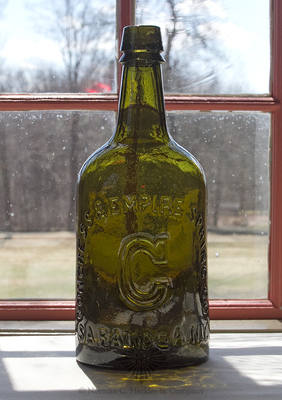 "Congress & Empire Spring Co / C / Saratoga. N.Y." Mineral Water Bottle, T #C-14A