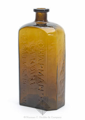 "Chapman's / Genuine / No. 4 Salem St. Boston" Medicine Bottle, AAM pg. 97