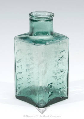 "E.C. Allen / Concentrated / Electric Past / Or / Arabian Pain / Extractor / Lancaster / PA." Medicine Bottle, AAM pg. 21