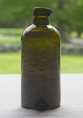 "Hohenthal / Brothers & Co / Indelible / Writing Ink / N.Y." Master Ink Bottle, C #766