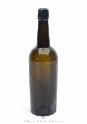 "Weeks Glass Works" Base Embossed Whiskey Bottle, KW fig. 132