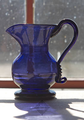Freeblown Creamer, Similar in form and construction to P plate 48, right