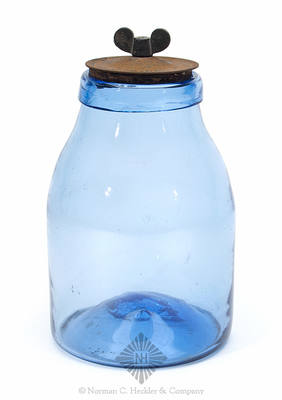Freeblown Fruit Jar, Similar in form and construction to MW color plate VII, #4