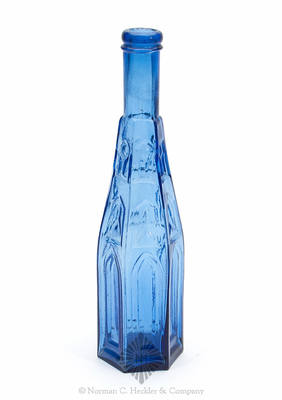Cathedral Peppersauce Bottle, Similar to Z pg. 455, #34