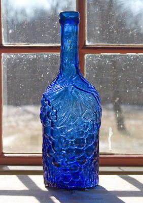 Early Figural Wine Bottle