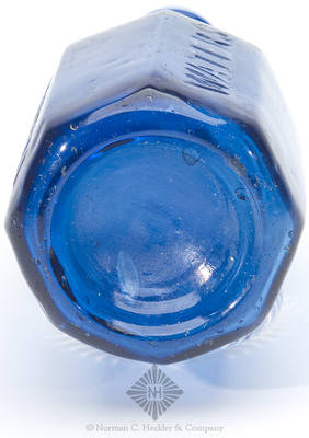 "Burgess / Mineral / Waters / N.O." Soda Water Bottle