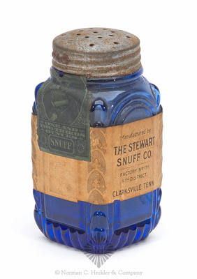 "Stewart's / Log Cabin / Scotch Snuff" Label Only Jar