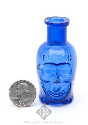 "Poison / Pat Appl'd For" Figural Poison Bottle, K #KU-10