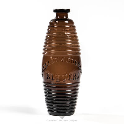 " Greeley's Bourbon / Bitters " Figural Bottle, R/H #G-101