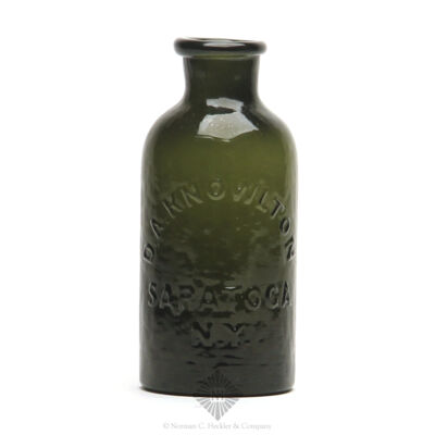 "D. A. Knowlton / Saratoga. / N.Y." Wide Mouth Jar, Unlisted, see T#E-5C