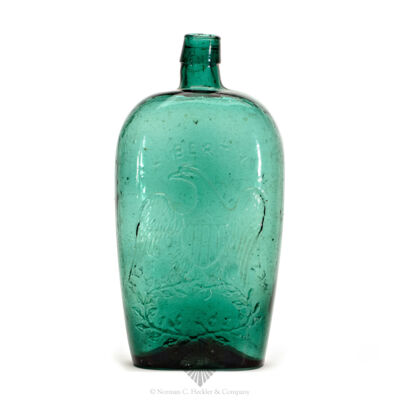 " Liberty " / Eagle - " Willington /Glass, Co" Historical Flask, GII-61
