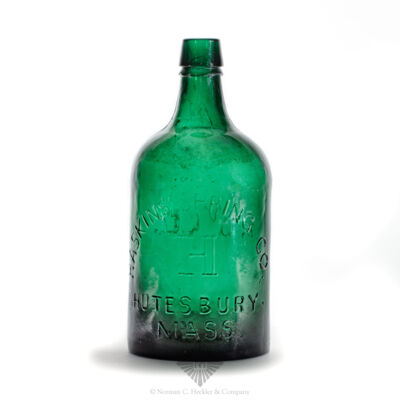 "Haskins' Spring Co. / (H) / Shutesbury, / Mass. - H. S. Co." Mineral Water Bottle, T# M24-A