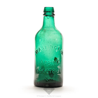 " Washington / Spring / Saratoga / NY " Mineral Water Bottle, T #5-64B