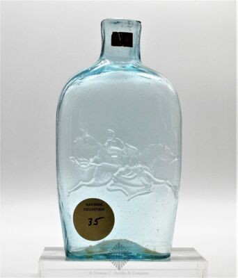 Horseman-Hound Pictorial Flask, GXIII-18