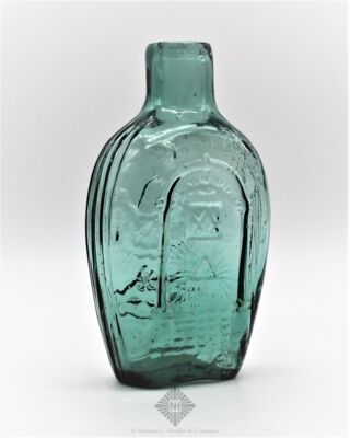 Masonic-Eagle Historical Flask, GIV-13
