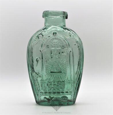 Masonic-Eagle Historical Flask, GIV-7