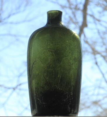 Willington Eagle Historical Flask
