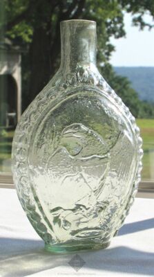 Snake Of Corruption-Eagle Historical Flask 