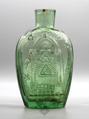 Masonic-Eagle Historical Flask