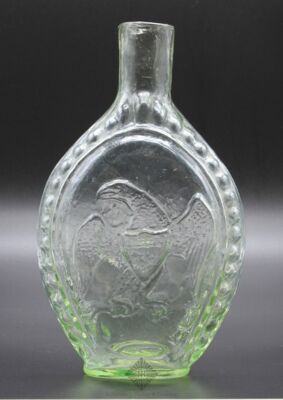 Eagle-Snake Of Corruption Historical Flask