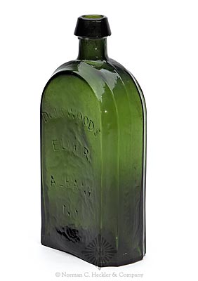 "Dr. J.S. Woods / Elixir / Albany. / NY" Medicine Bottle, N #700